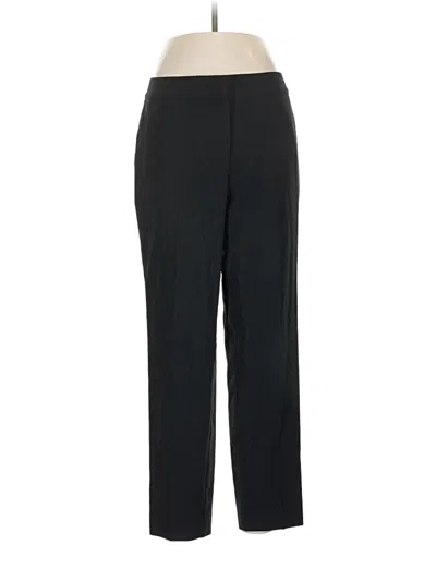 Pre-owned St. John Caviar Dress Pants In Black