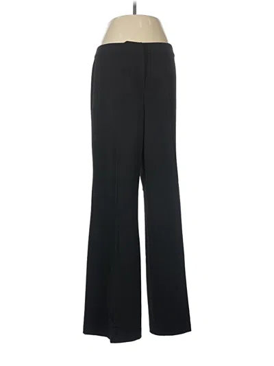 Pre-owned St. John Caviar Dress Pants In Black