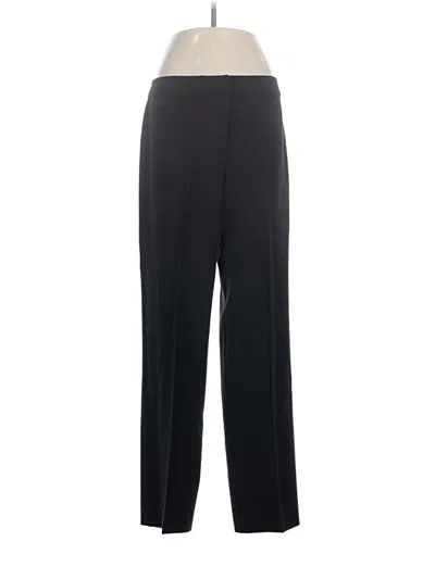 Pre-owned St. John Caviar Dress Pants In Black