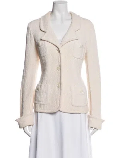 Pre-owned St. John Caviar Evening Jacket In Neutral