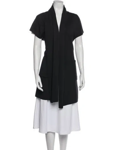 Pre-owned St. John Caviar Jacket In Black