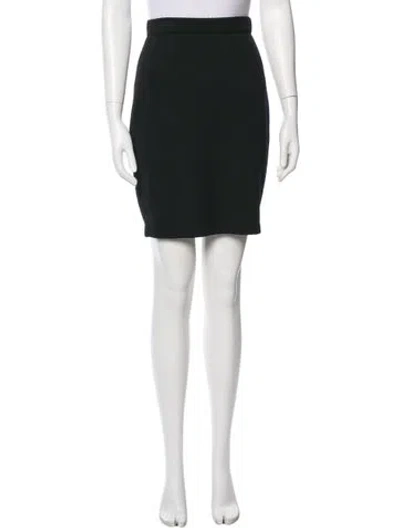 Pre-owned St. John Caviar Knee-length Skirt In Gray