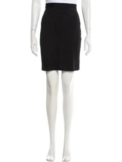 Pre-owned St. John Caviar Knee-length Skirt In Gray