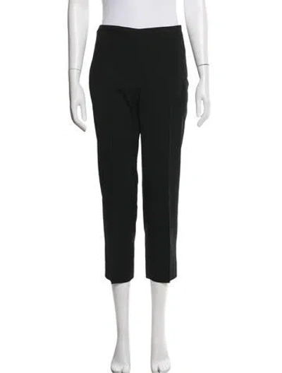 Pre-owned St. John Caviar Straight Leg Pants In Blue