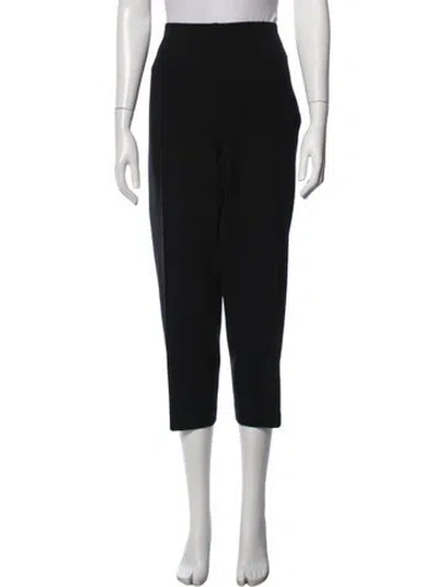 Pre-owned St. John Caviar Straight Leg Pants In Blue