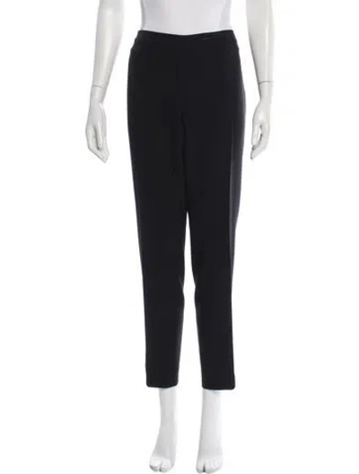 Pre-owned St. John Caviar Straight Leg Pants In Multi