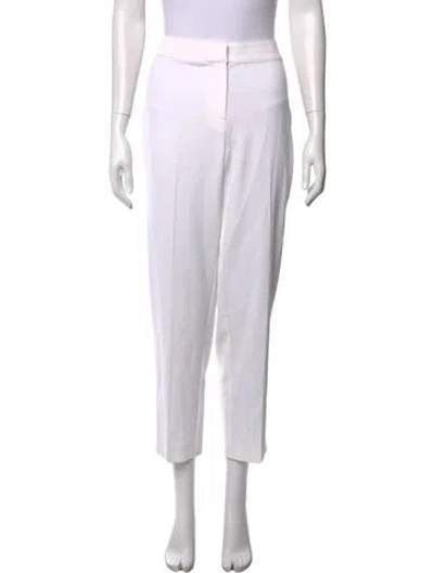 Pre-owned St. John Caviar Straight Leg Pants In Neutrals