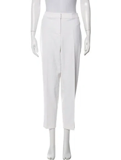 Pre-owned St. John Caviar Straight Leg Pants In Neutrals