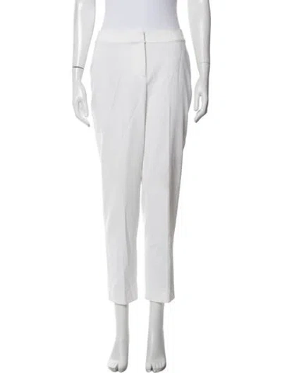 Pre-owned St. John Caviar Straight Leg Pants In Neutrals