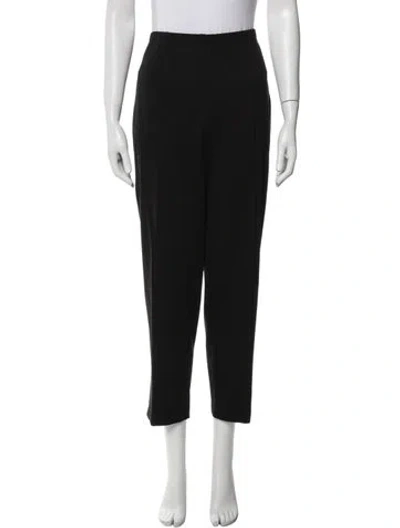 Pre-owned St. John Caviar Straight Leg Pants W/ Tags In Black