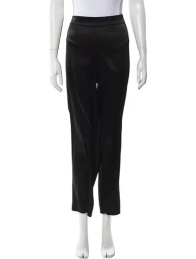 Pre-owned St. John Caviar Straight Leg Pants W/ Tags In Black
