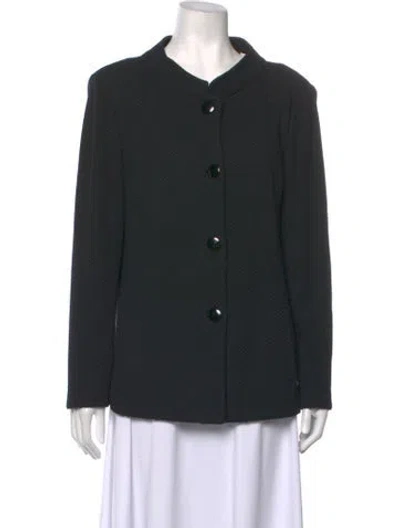 Pre-owned St. John Caviar Sweater In Black