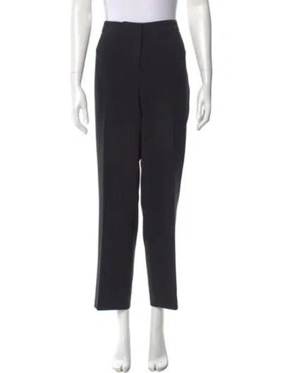 Pre-owned St. John Caviar Wide Leg Pants In Black