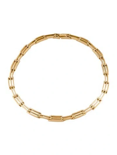 Pre-owned St John Chain Necklace, 16" In Multicolor