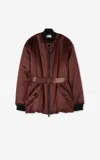 St John Chintz Satin Bomber In Rswd