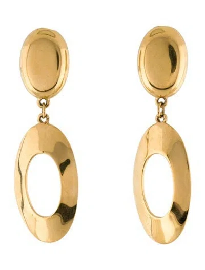 Pre-owned St John Clip-on Drop Earrings In Multi
