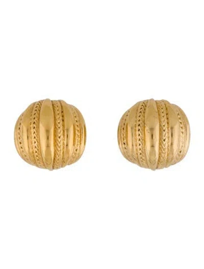 Pre-owned St John Clip-on Earrings In Multi