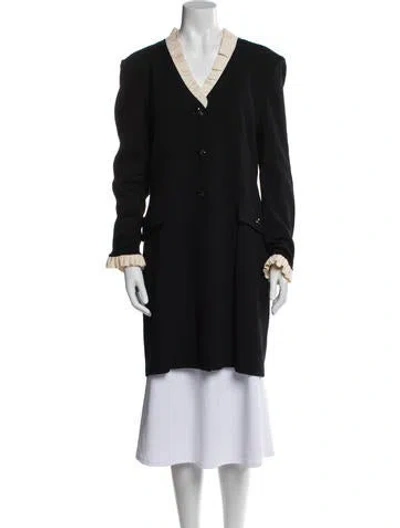 Pre-owned St John Coat In Black