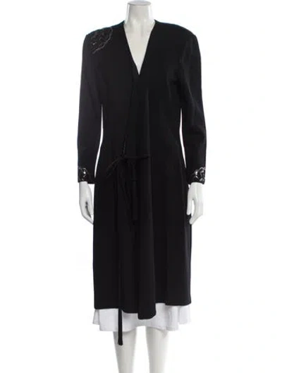 Pre-owned St John Coat In Black