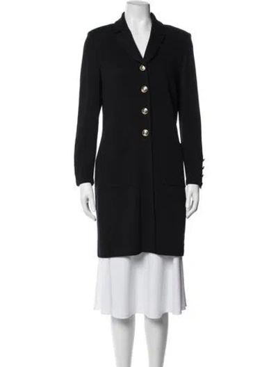 Pre-owned St John Coat In Black
