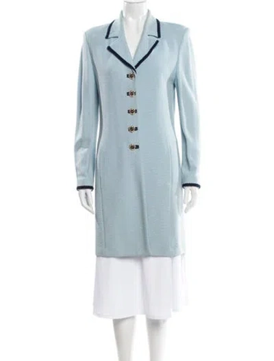 Pre-owned St John Coat In Blue