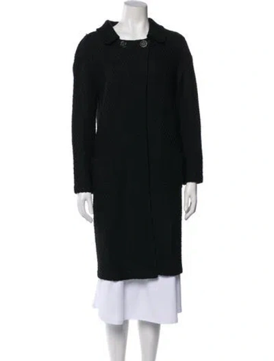 Pre-owned St John Coat In Blue