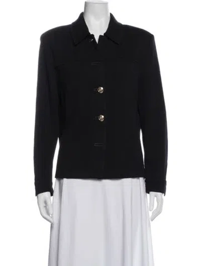 Pre-owned St John Coat In Blue