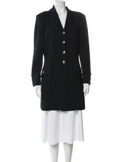 Pre-owned St John Coat In Blue
