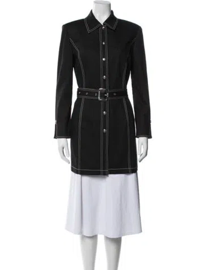Pre-owned St John Coat In Blue