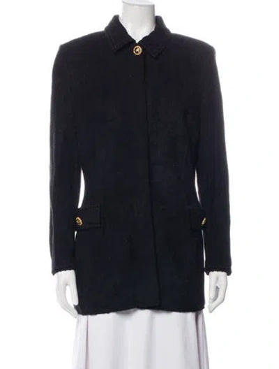 Pre-owned St John Coat In Blue