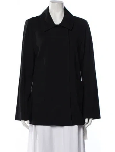 Pre-owned St John Coat In Blue