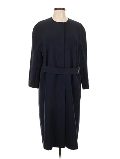 Pre-owned St John Coat In Blue