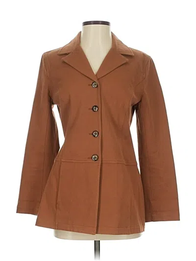 Pre-owned St John Coat In Brown