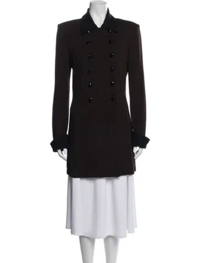 Pre-owned St John Coat In Brown