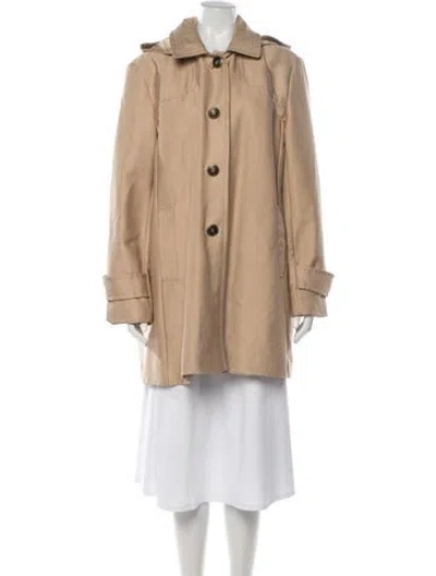 Pre-owned St John Coat In Brown