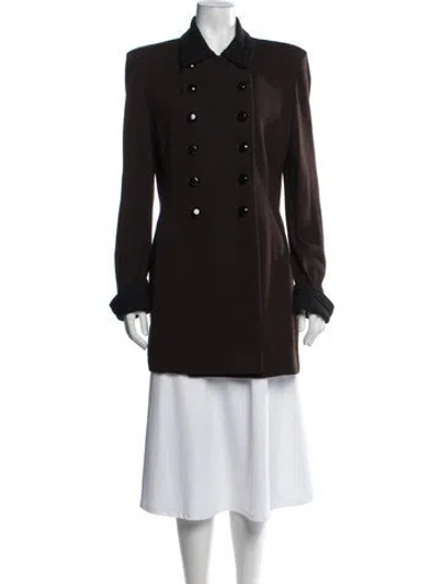 Pre-owned St John Coat In Brown