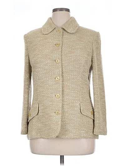 Pre-owned St John Coat In Gold
