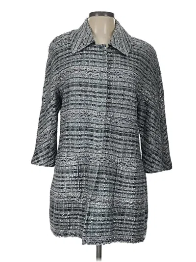 Pre-owned St John Coat In Gray