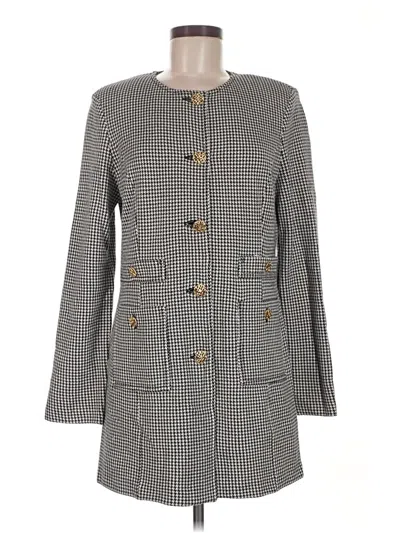 Pre-owned St John Coat In Gray