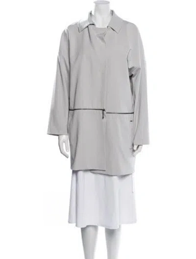 Pre-owned St John Coat In Grey