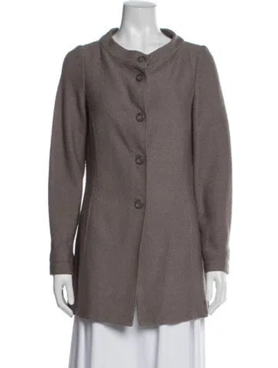 Pre-owned St John Coat In Neutral