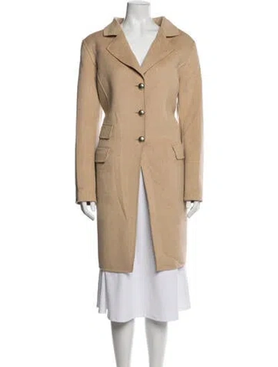Pre-owned St John Coat In Neutrals