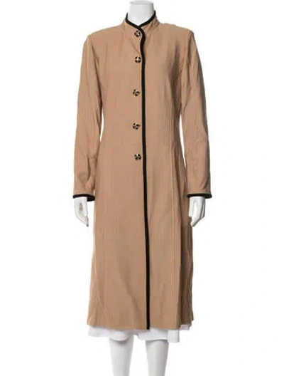 Pre-owned St John Coat In Neutrals