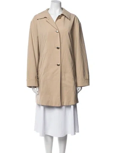 Pre-owned St John Coat In Neutrals