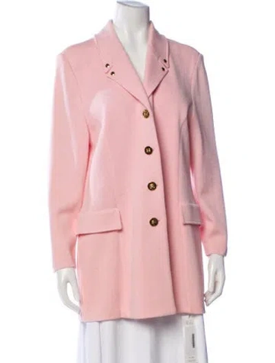 Pre-owned St John Coat In Pink