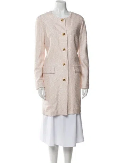 Pre-owned St John Coat In Pink