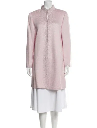 Pre-owned St John Coat In Pink