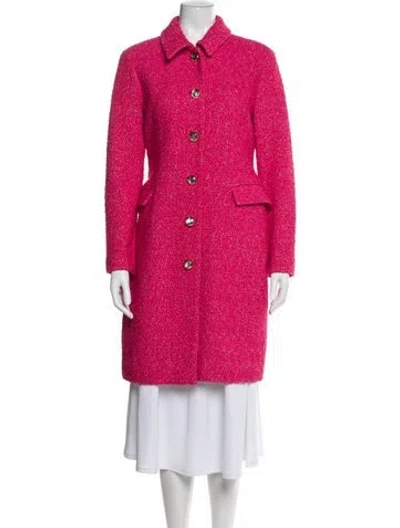 Pre-owned St John Coat In Pink