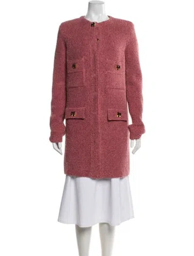 Pre-owned St John Coat In Pink
