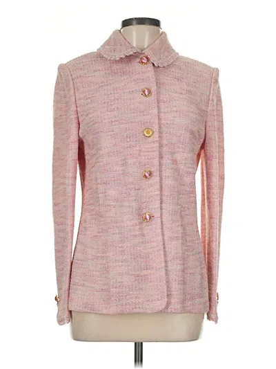 Pre-owned St John Coat In Pink